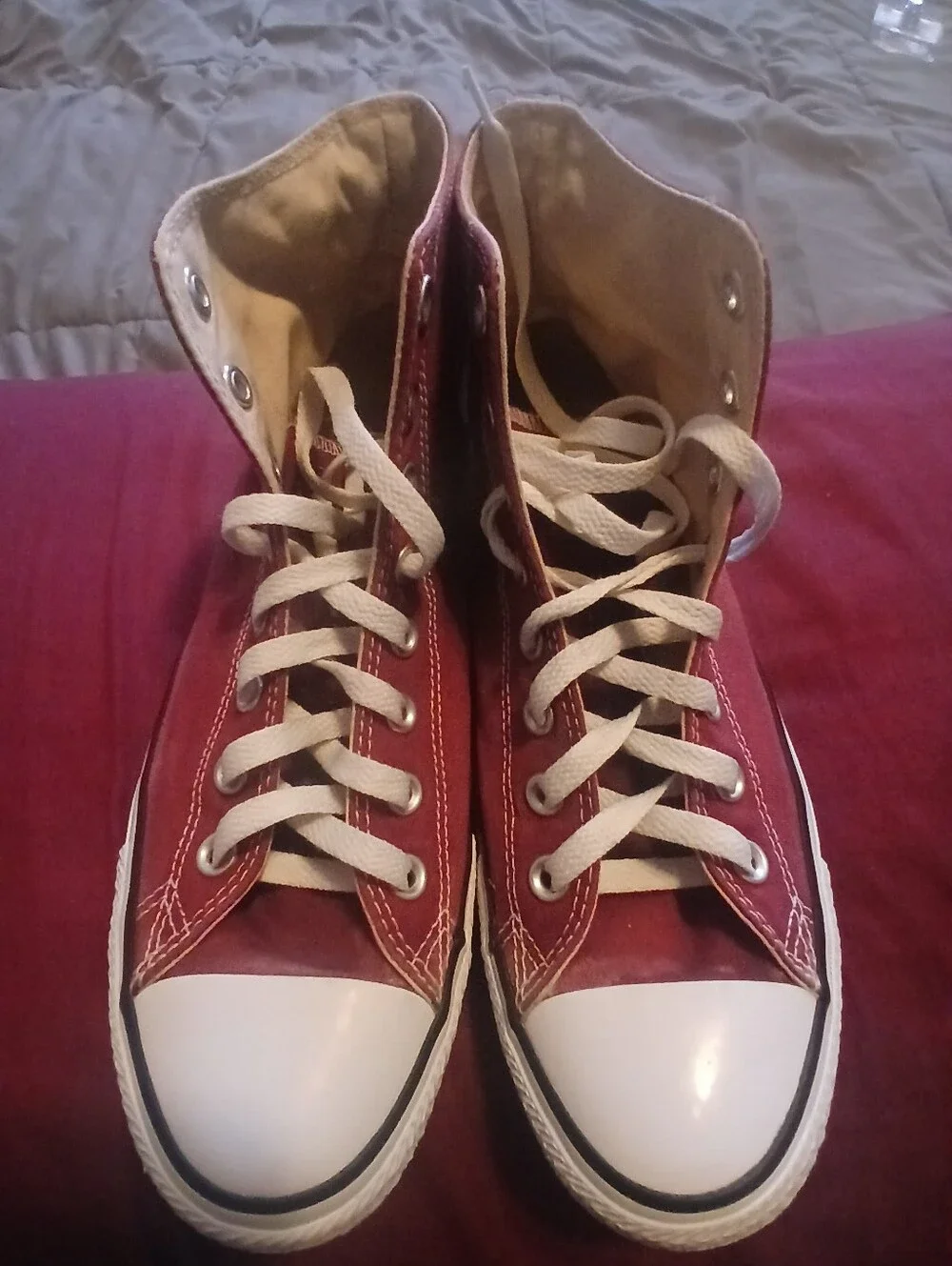 Converse Chuck Taylor All Star High Top Sneakers - Burgundy